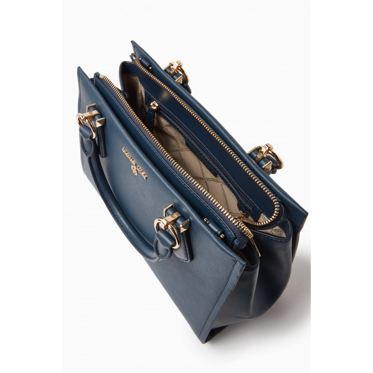 MICHAEL KORS - Medium Marilyn Zip Satchel Bag in Leather