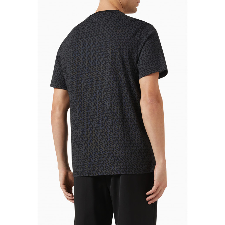 MICHAEL KORS - All-over Logo T-shirt in Cotton
