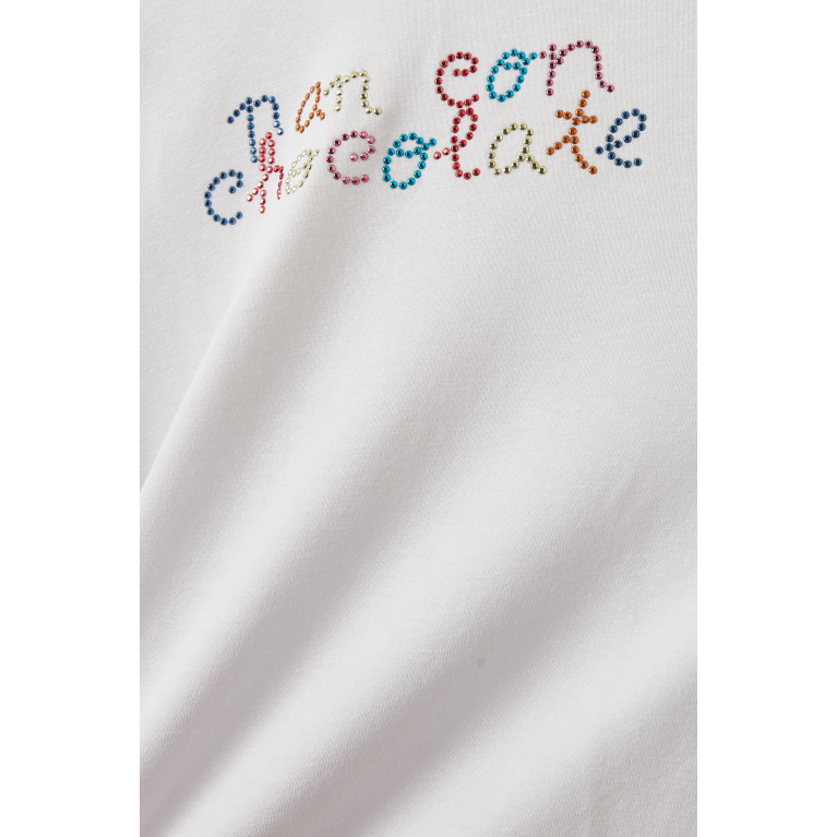 Pan con Chocolate - Erika Voile Sleeves T-shirt in Viscose