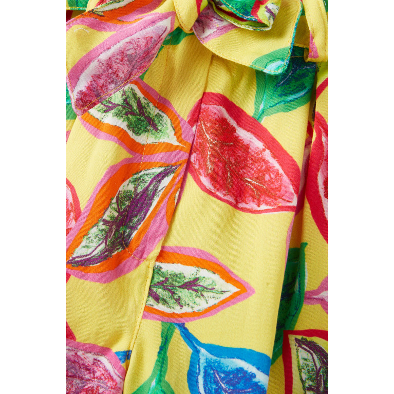 Pan con Chocolate - Faina Floral Print Bermuda Shorts in Cotton
