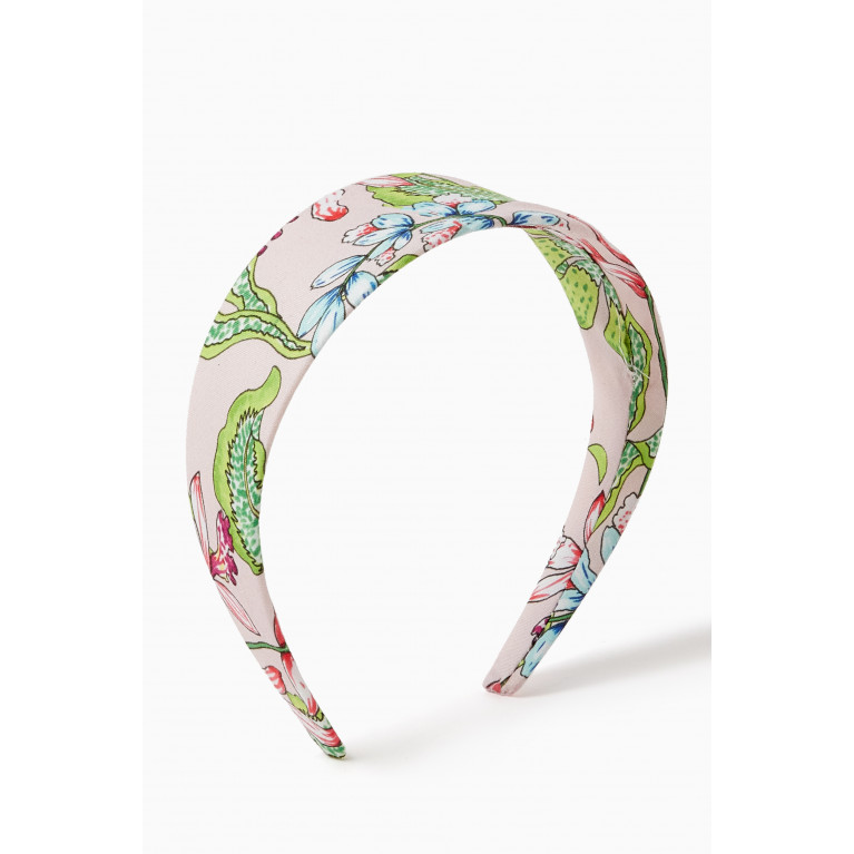 Pan con Chocolate - G-36 Wildflower Print Alice Band in Cotton