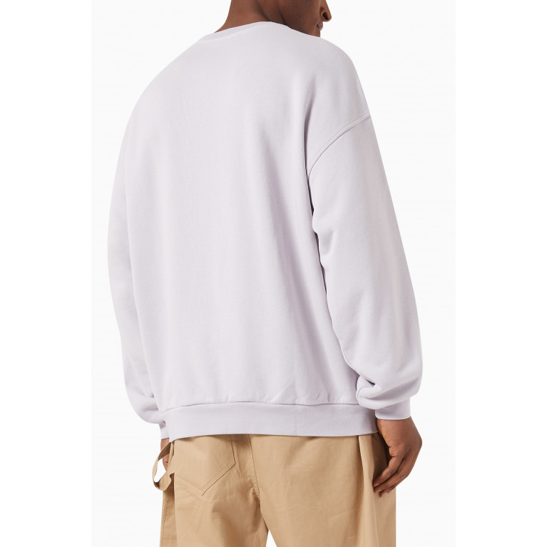 Acne Studios - Bubble Logo Oversized Sweatshirt in Cotton