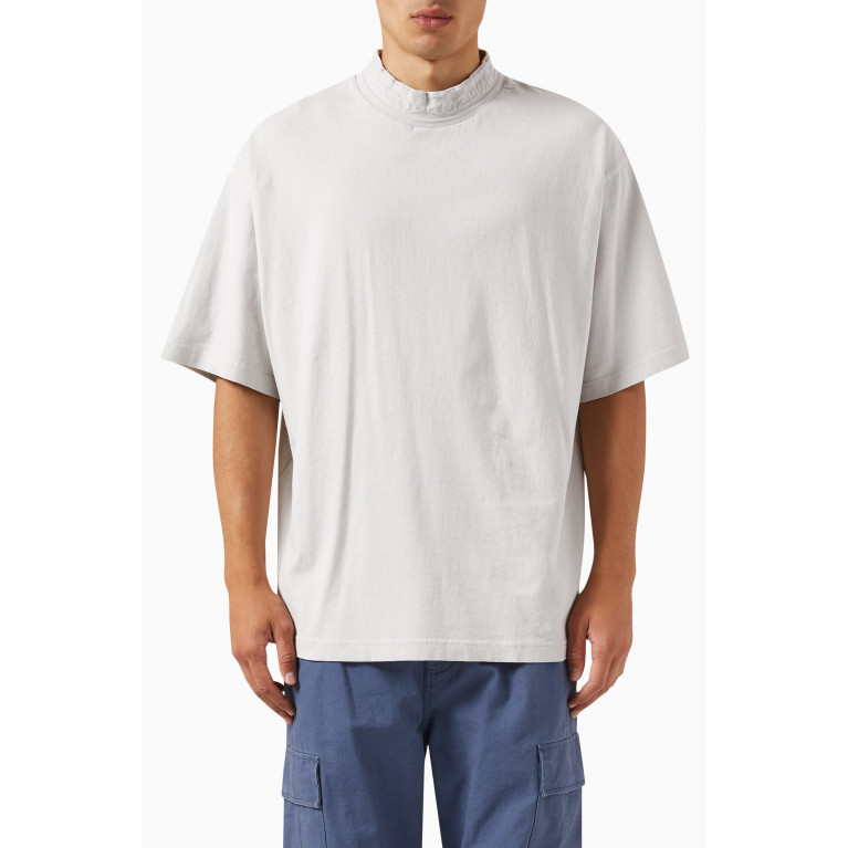 Acne Studios - Logo Collar T-shirt in Cotton White