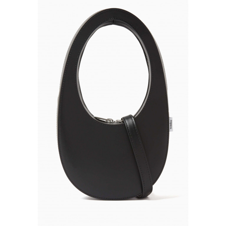 Coperni - Mini Swipe Crossbody Bag in Leather Black