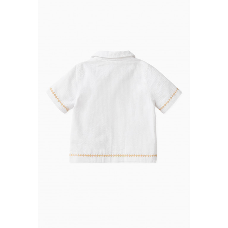Kith - Novelty Camp Shirt in Cotton White