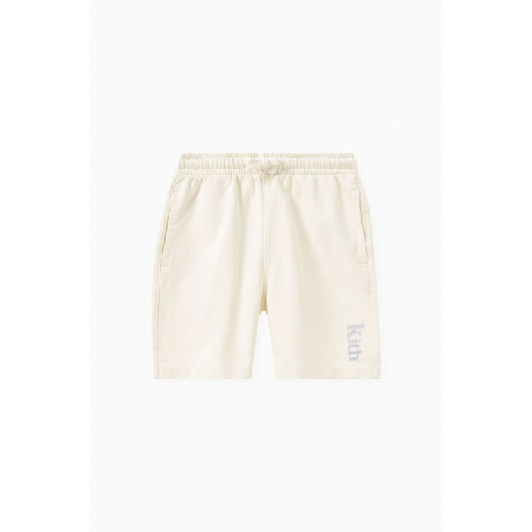 Kith - Nelson Shorts in Cotton French Terry Neutral