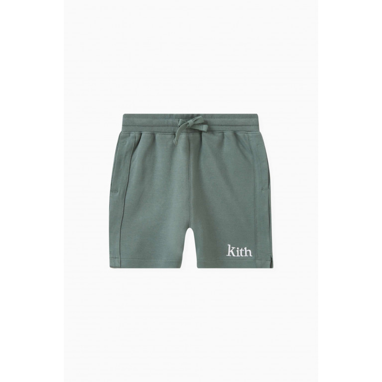 Kith - Graham Shorts in Cotton-interlock Fabric Green