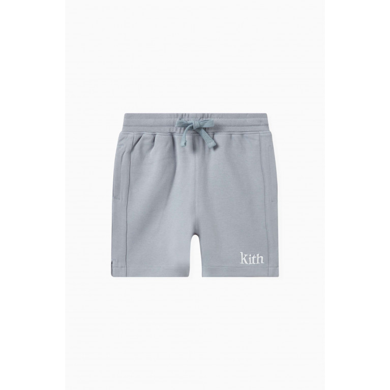 Kith - Graham Shorts in Cotton-interlock Fabric Blue