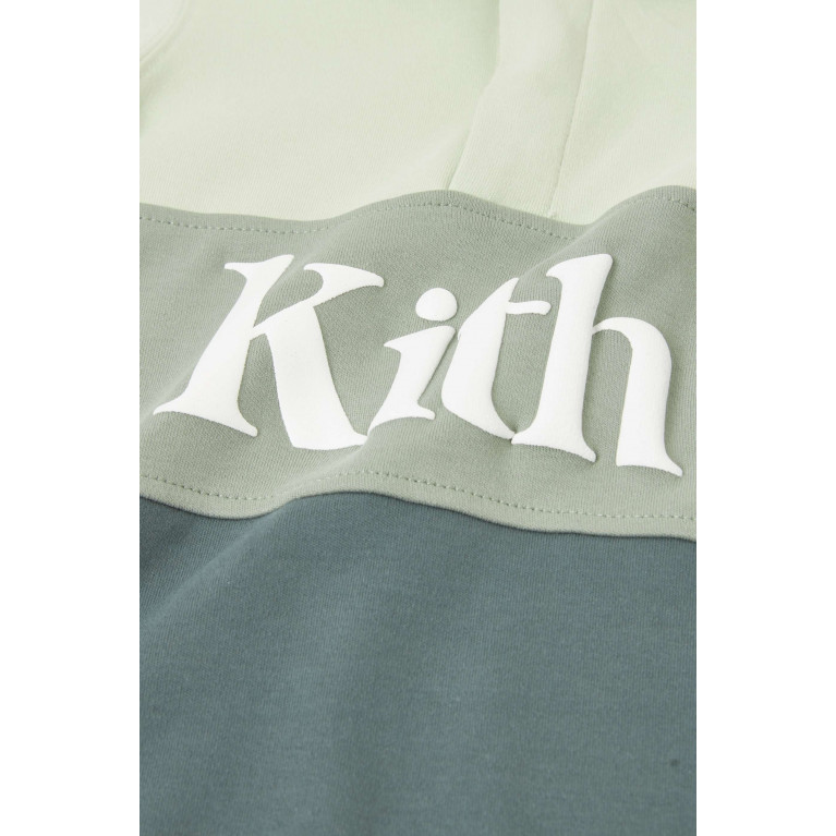Kith - Graham Colourblock Polo Bodysuit in Cotton-interlock Fabric Green