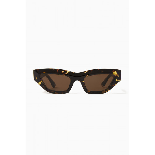 Bottega Veneta - Angle Cat-eye Sunglasses in Recycled Acetate