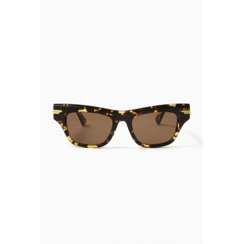 Bottega Veneta - Wing Square Shape Sunglasses in Acetate