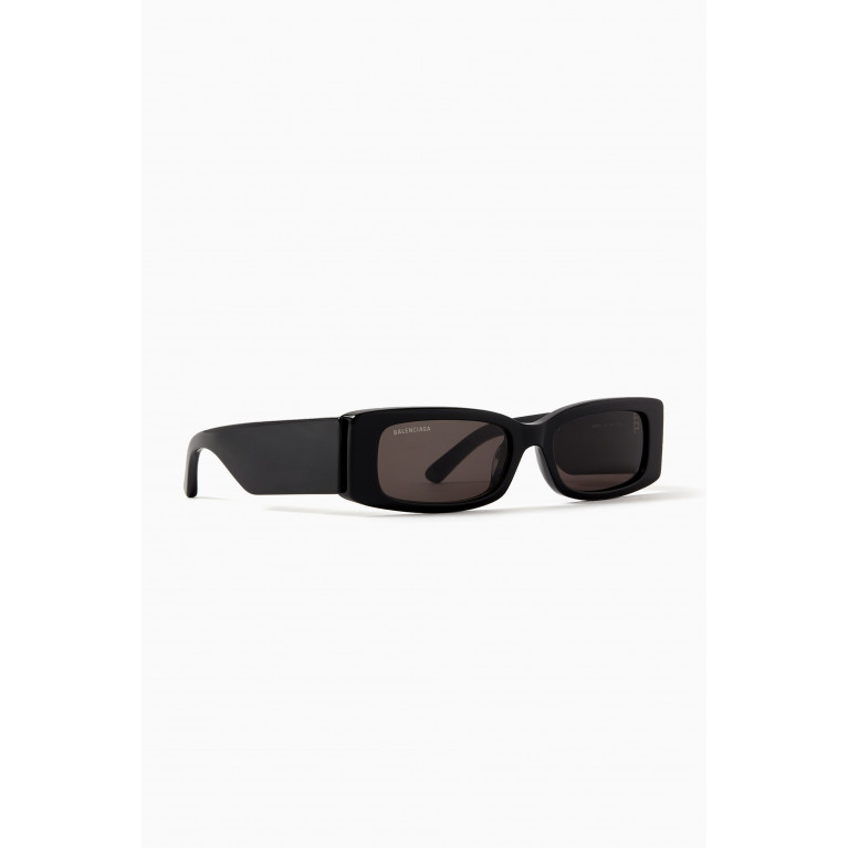 Balenciaga - Max Rectangle Sunglasses in Acetate