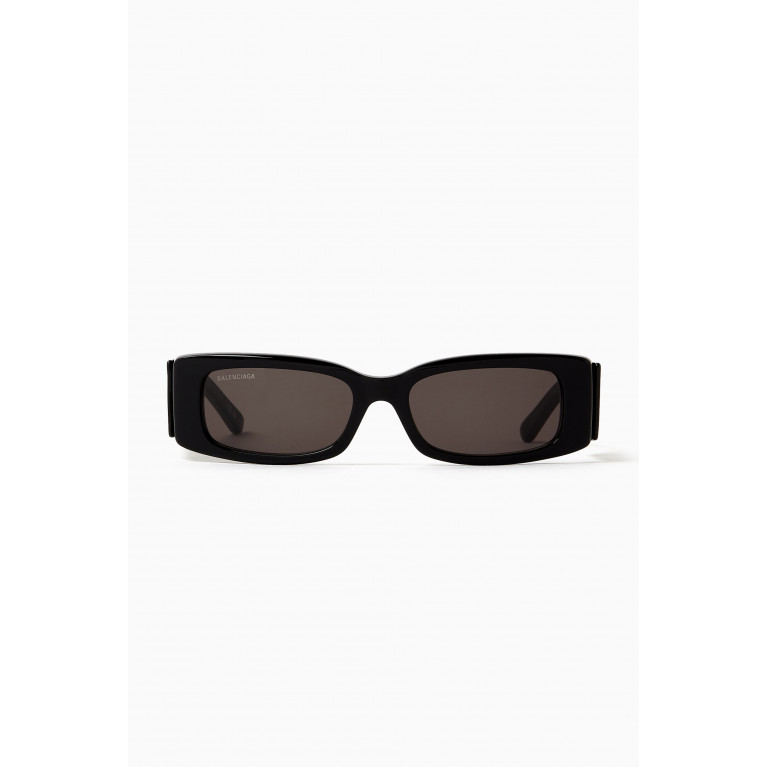 Balenciaga - Max Rectangle Sunglasses in Acetate