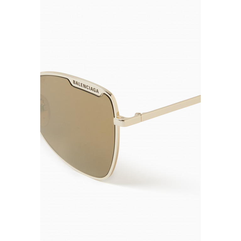 Balenciaga - Cat-eye Everyday Sunglasses in Metal