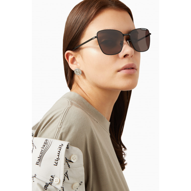 Balenciaga - Everyday Sunglasses in Metal
