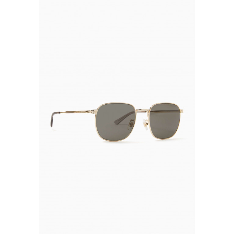 Montblanc - XL D-frame Sunglasses in Metal