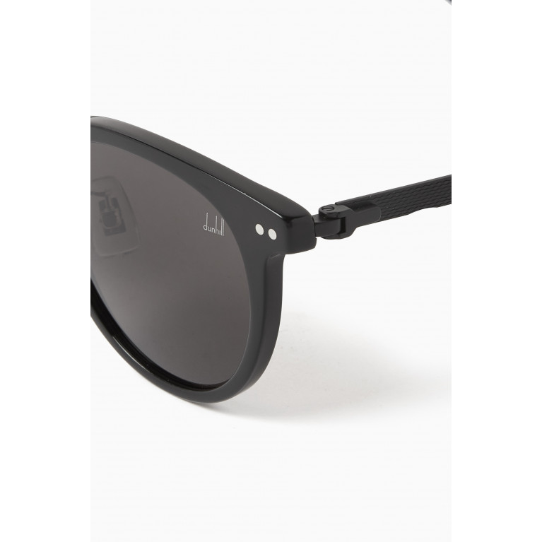 Dunhill - XL Round Sunglasses in Recycled Acetate & Metal