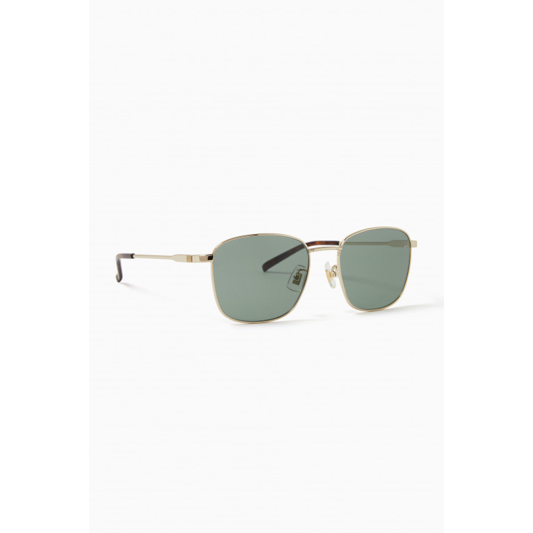 Dunhill - XL Square Sunglasses in Metal