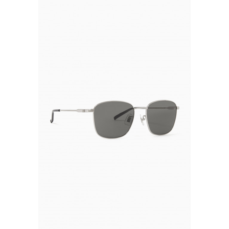 Dunhill - XL Geometric Sunglasses in Metal