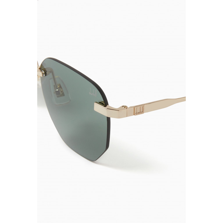 Dunhill - Frameless Sunglasses in Metal