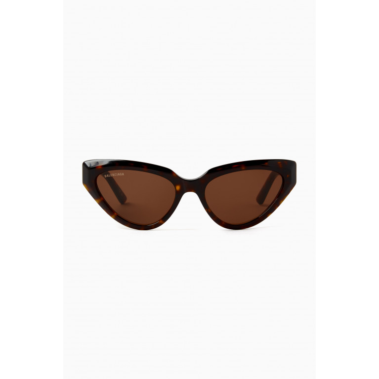 Balenciaga - Havana Cat-eye Frame Sunglasses in Acetate