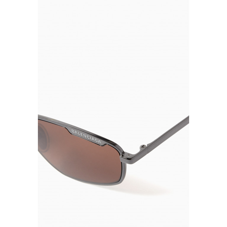 Balenciaga - Everyday D-Frame Sunglasses in Metal