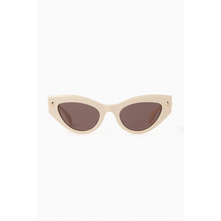 Alexander McQueen - Studded Sunglasses in Recycled Acetate