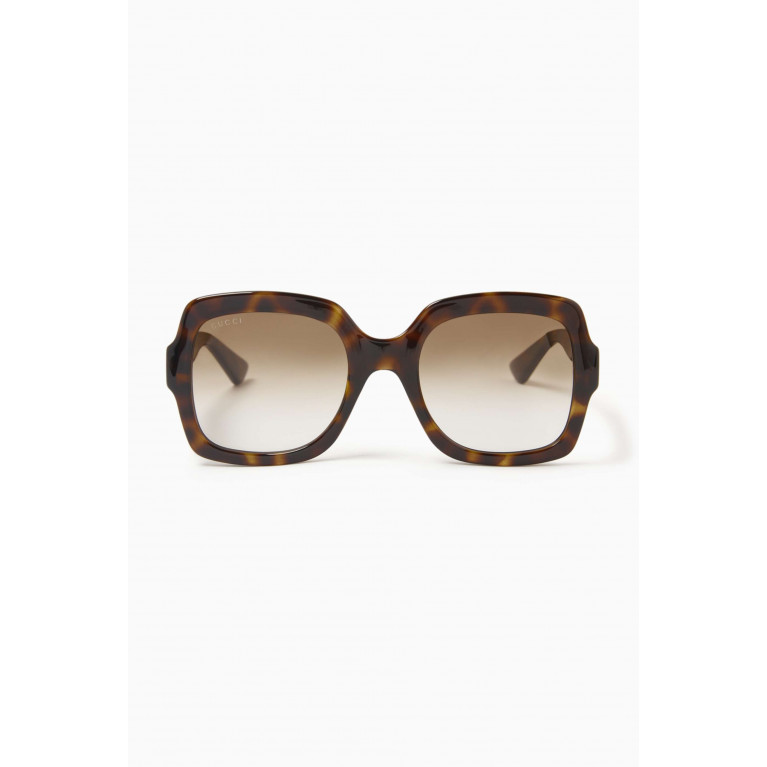 Gucci - Oversized Square Sunglasses in Acetate