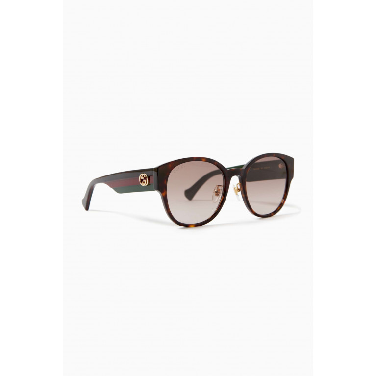 Gucci - Round Sunglasses in Recycled Acetate
