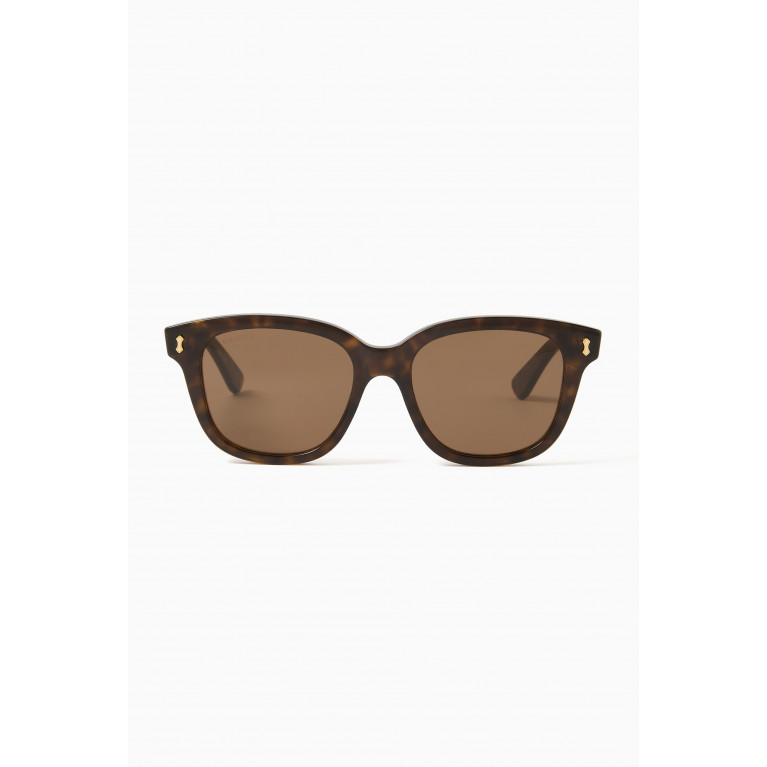 Gucci - Rectangular Sunglasses in Acetate