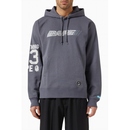 A Bathing Ape - Logo Relaxed-fit Hoodie in Cotton