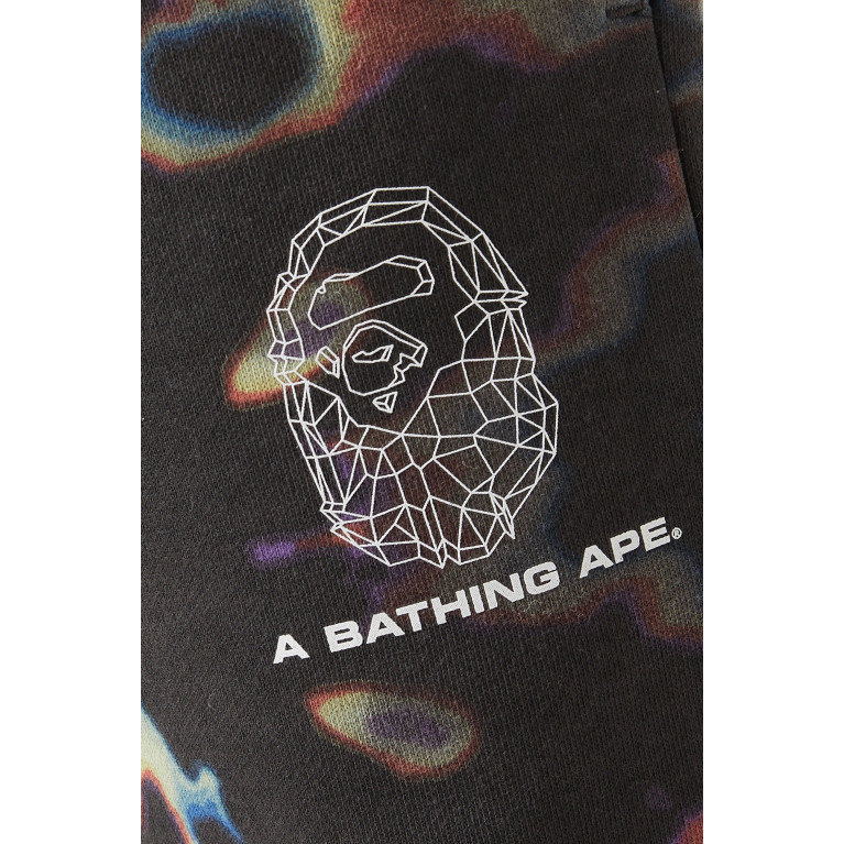 A Bathing Ape - Logo Thermography Sweatpants in Cotton-terry