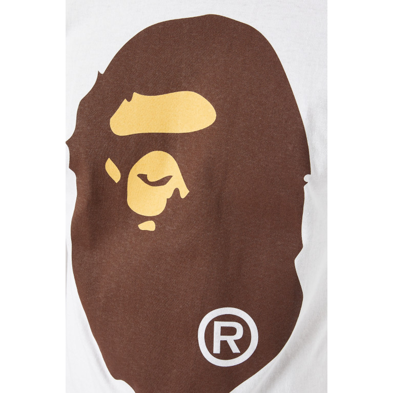 A Bathing Ape - Big Ape Head T-shirt in Cotton-jersey White