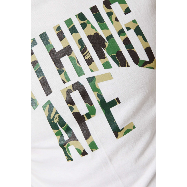 A Bathing Ape - Camo NYC Logo T-shirt in Cotton