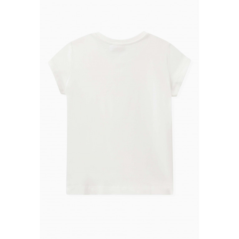 Monnalisa - Necklace Print T-shirt in Cotton Blend