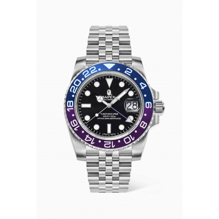 A Bathing Ape - Type 2 BAPEX® Quartz Stainless Steel Watch, 42mm Multicolour