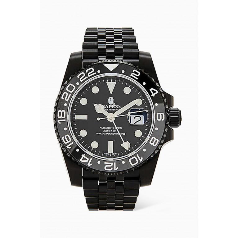 A Bathing Ape - Type 2 BAPEX® Quartz Stainless Steel Watch, 42mm