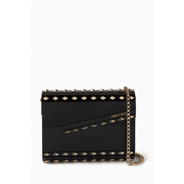 Jimmy Choo - Candy Clutch Bag with Studs in Acrylic