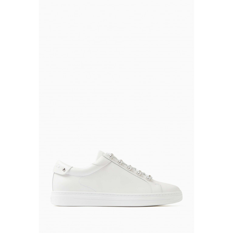 Jimmy Choo - Antibes Sneakers in Calf Leather White