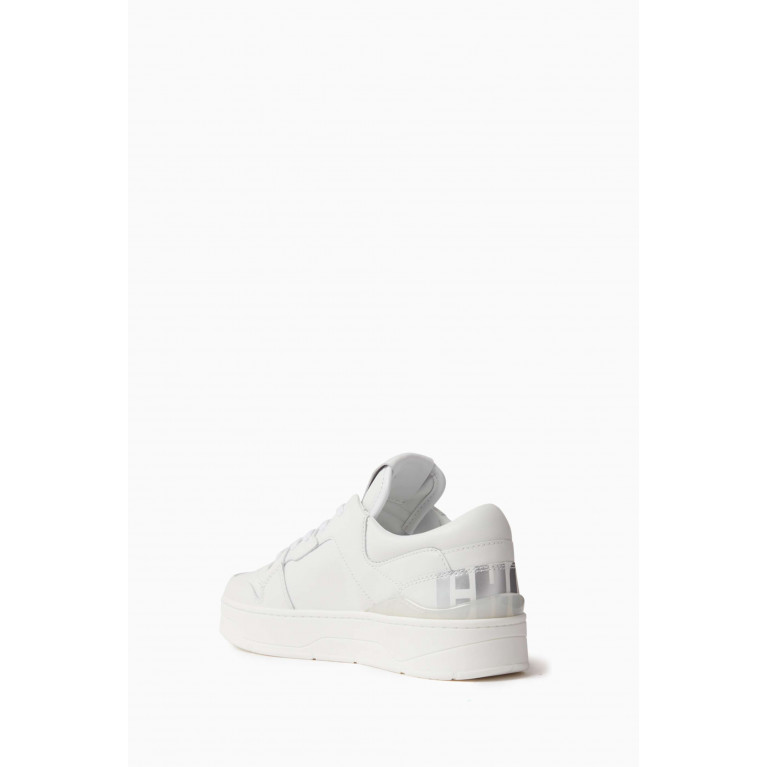 Jimmy Choo - Florent/F Sneakers in Leather White