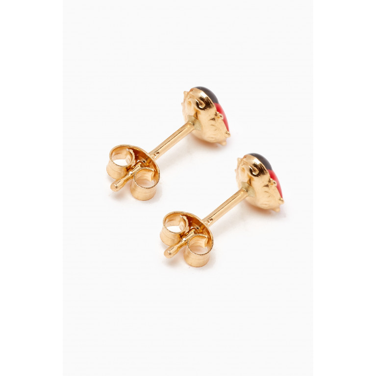M's Gems - Baby Bug Earrings in 18kt Gold