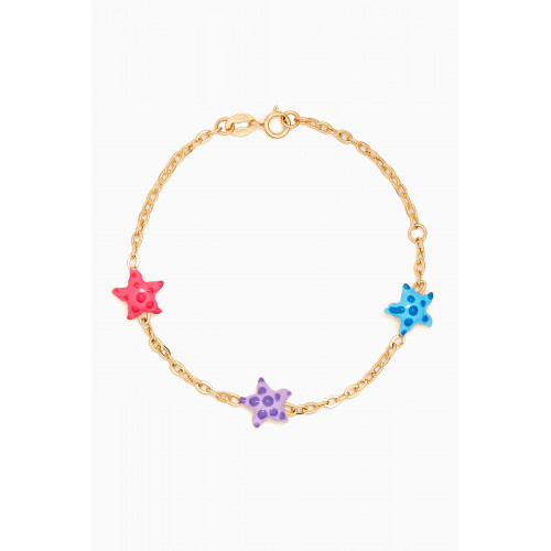 M's Gems - Baby Starfish Bracelet in 18kt Gold