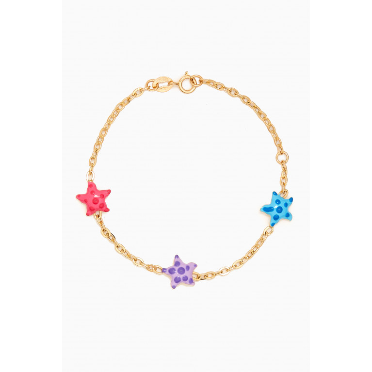 M's Gems - Baby Starfish Bracelet in 18kt Gold