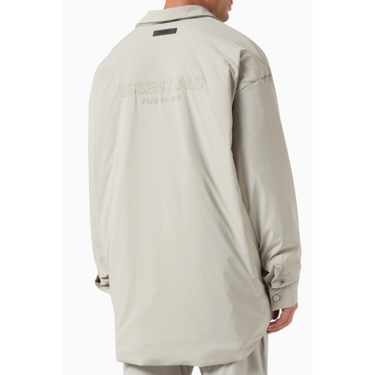 Fear of God Essentials - Filled Shirt Jacket in Woven Nylon