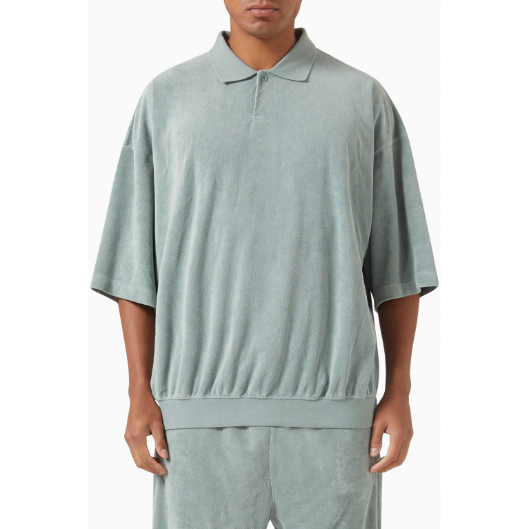 Fear of God Essentials - Short-sleeve Polo in Terry Clooth