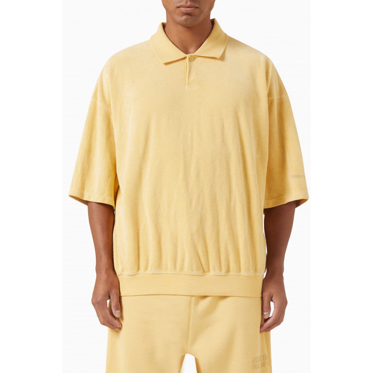 Fear of God Essentials - Short-sleeve Polo in Terry Clooth