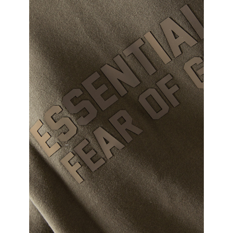 Fear of God Essentials - Half-zip Quarter-sleeve Shirt in Cotton-blend Fleece