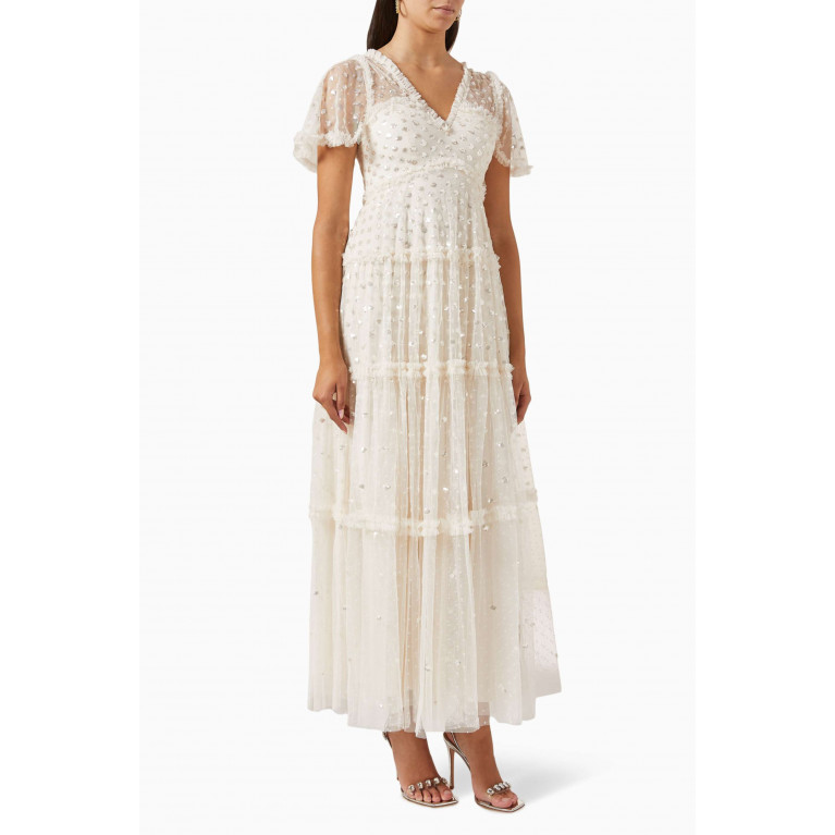 Needle & Thread - Thea Gown Neutral