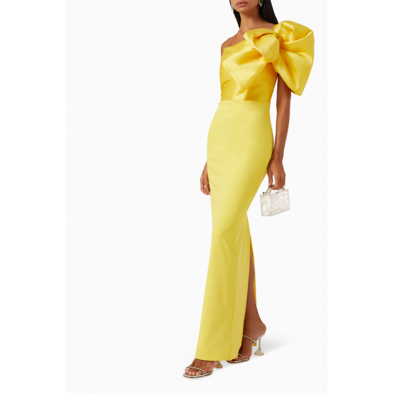 Solace London - Iyana Maxi Dress Yellow