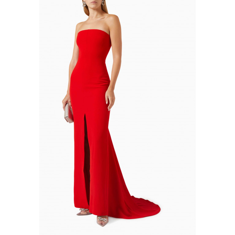 Solace London - Willa Maxi Dress Red